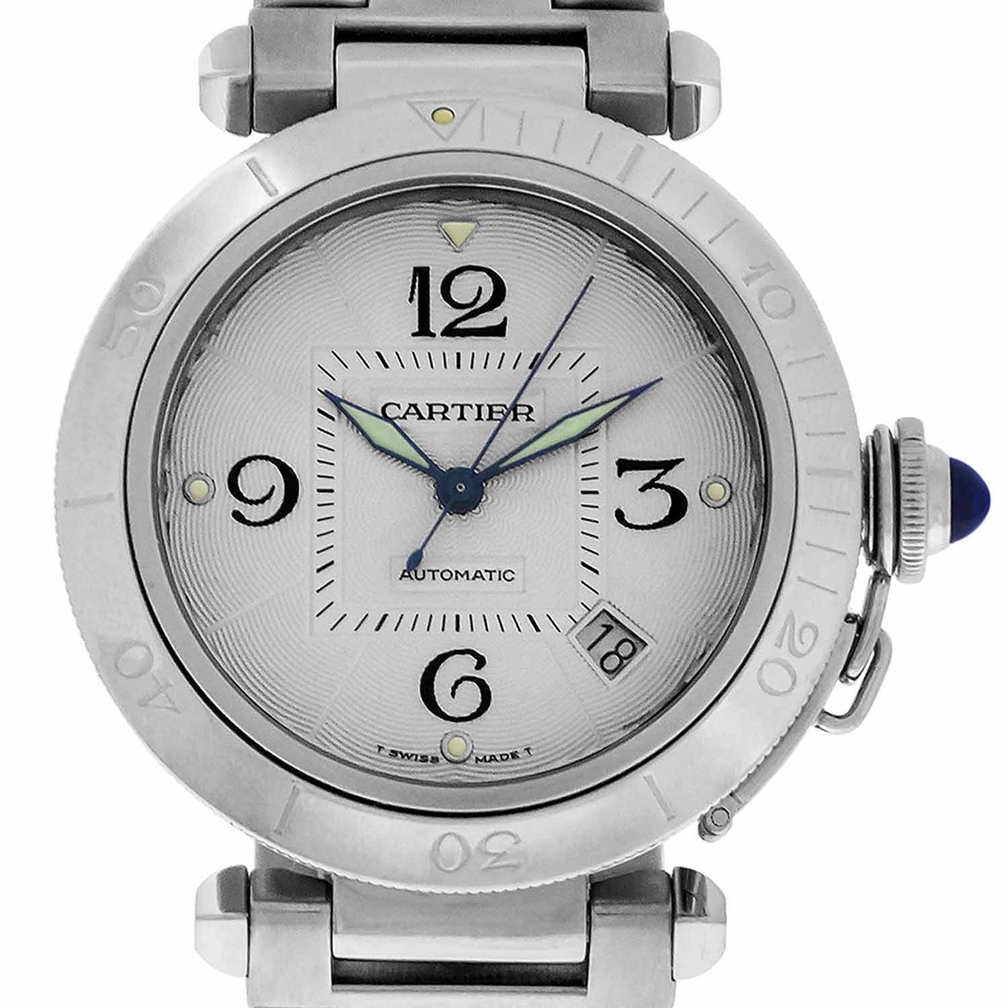 Men's Stainless steel Cartier Pasha , Auto, Ref.2378