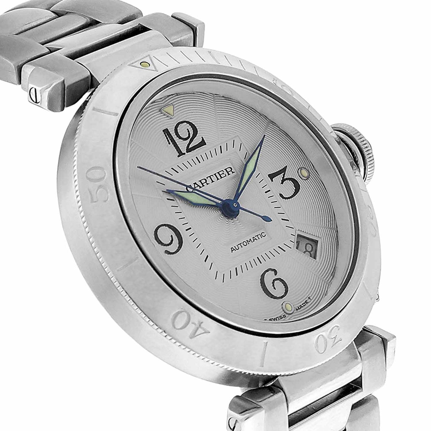 Men's Stainless steel Cartier Pasha , Auto, Ref.2378