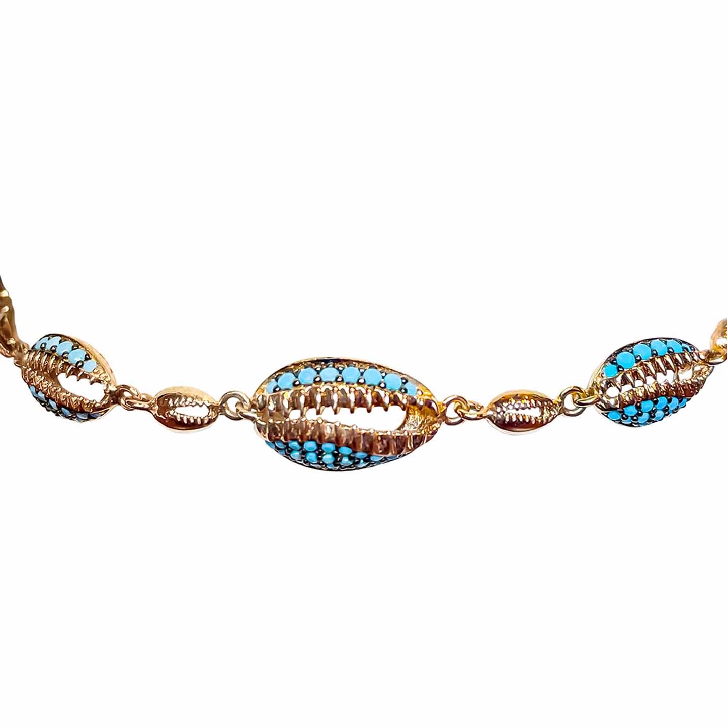 Shell Turquoise Bracelet